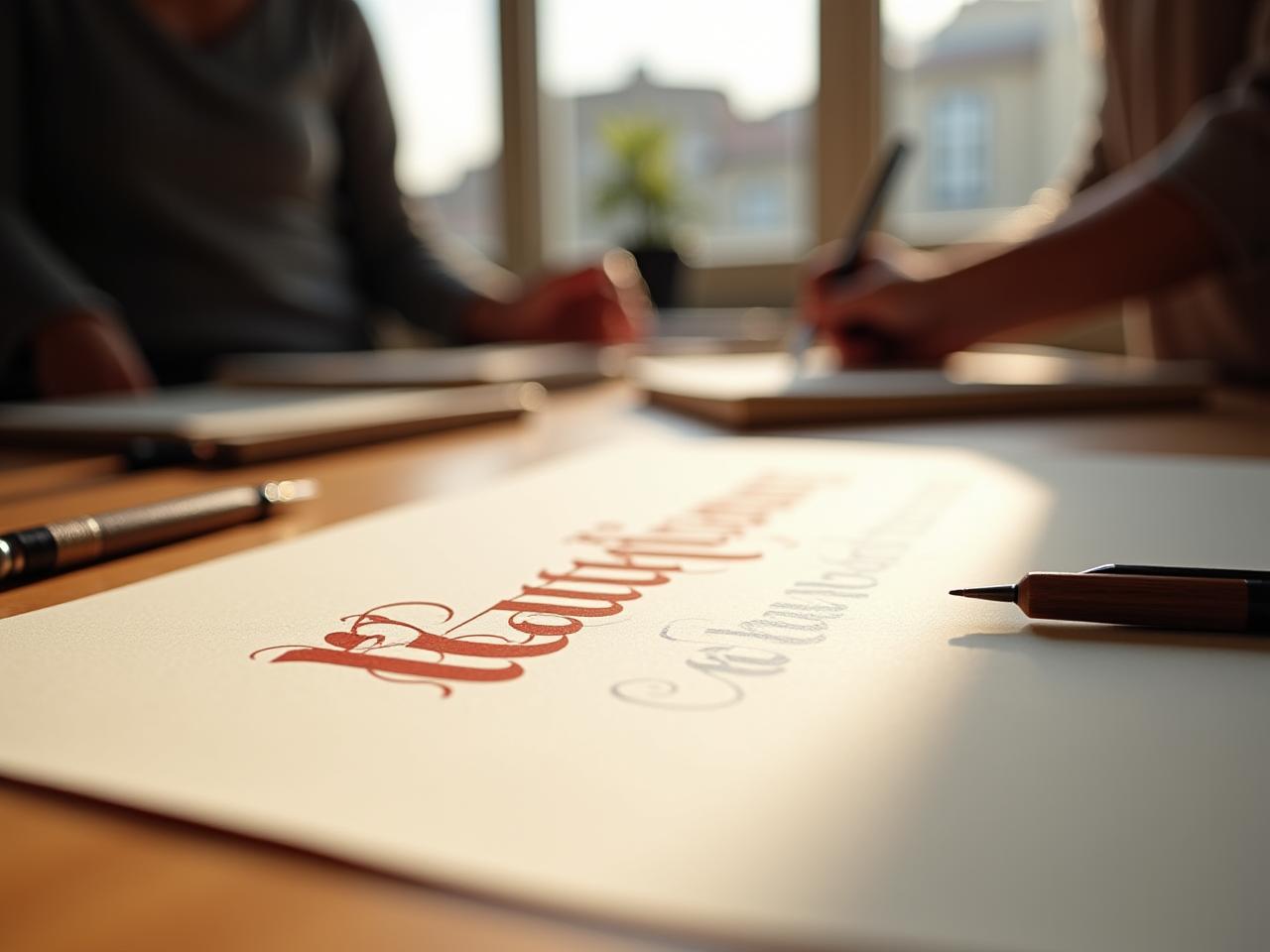 Atelier de calligraphie moderne à Lyon