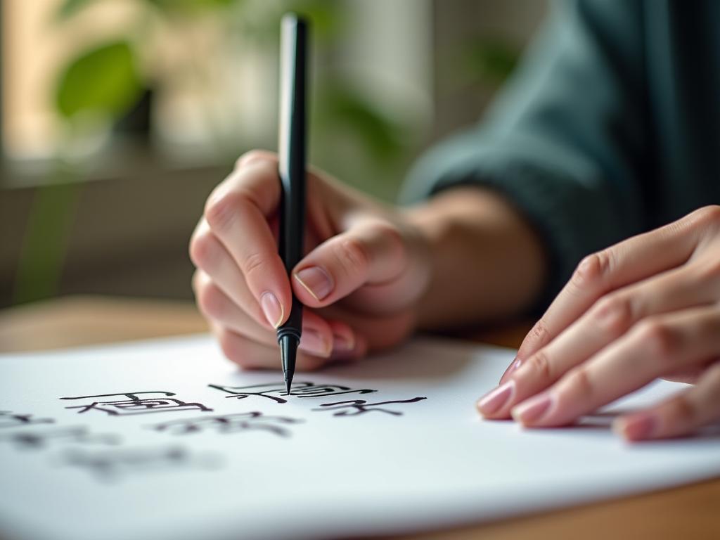 Atelier calligraphie bien-être et détente