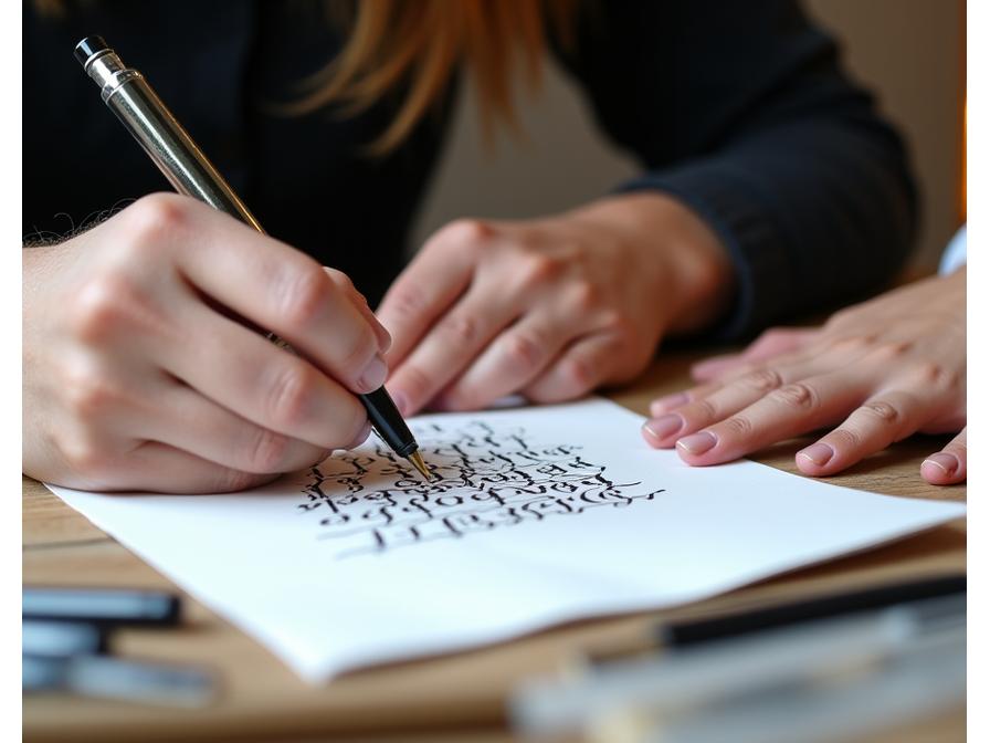 Cours privé de calligraphie personnalisé